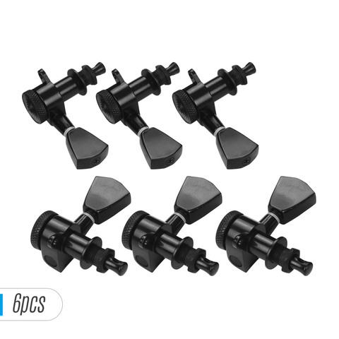 6 Pieces 3L3R Guitar String Tuning Pegs Locking Tuners Machine Heads Knobs for Acoustic Electric Guitars Replacement Accessories ► Photo 1/6