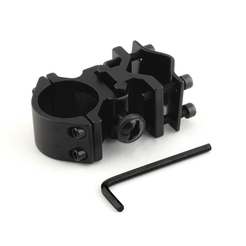 Promotions Hunting Rifle Optical Sight Bracket Holder Support Scope Mount Ring Flashlight Clip 25.4mm Ring Weaver Rail ► Photo 1/6