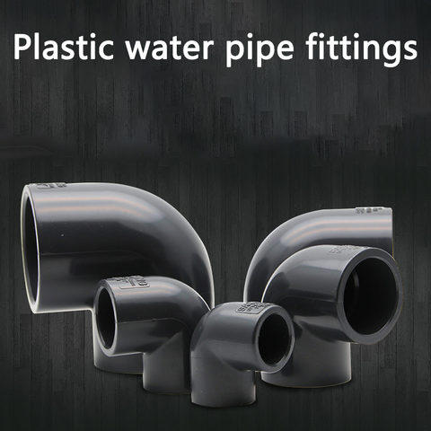 US Standard ANSI SCH80 90Degree Elbow SxS Connector Irrigation PVC Pipe Fitting Connectors Plastic water pipe fittings 1 Pcs ► Photo 1/1