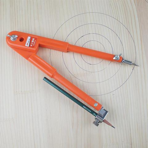 Carpenter Precision Pencil Compasses Large Diameter Adjustable Dividers Marking and Scribing Compass for Woodworking ► Photo 1/6
