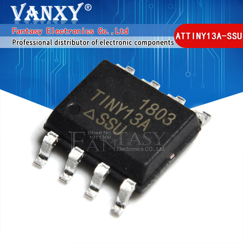 5PCS ATTINY13A-SSU SOP8 ATTINY13A SOP TINY13A SOP-8 13A-SSU SMD new and original IC ► Photo 1/4