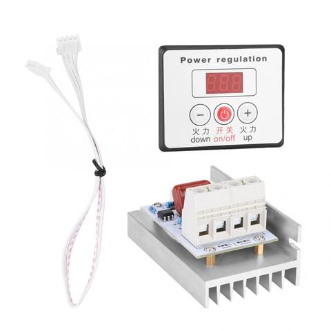 10000W SCR Digital Voltage Regulator Speed Control Dimmer Thermostat AC 220V Voltage  Speed Controller ► Photo 1/6