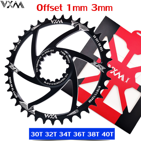 VXM Bicycle GXP Chainring Narrow Wide MTB Chainwheel 30T 32T 34T 36T 38T 40T For SRAM XX1 X9 XO X01 gx11 Eagle NX 1/3mm Crankset ► Photo 1/6