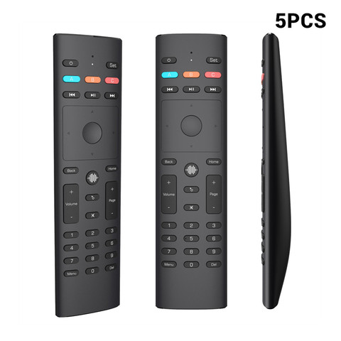 5PCS G40 Voice Search Air Mouse Google Assistant Gyro 33 Keys Infrared Learning Smart IR Remote Control for Apple Roku Vizio TV ► Photo 1/6