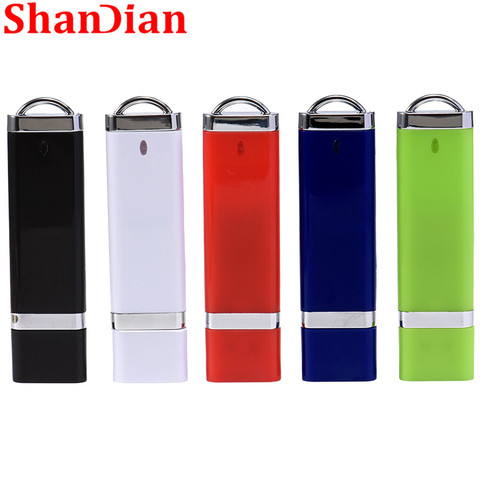 SHANDIAN fashion Creativity 4 Color 32GB 64GB Business USB Flash Drive Thumb Memory Flash Stick Pen drive birthday Gifts ► Photo 1/6