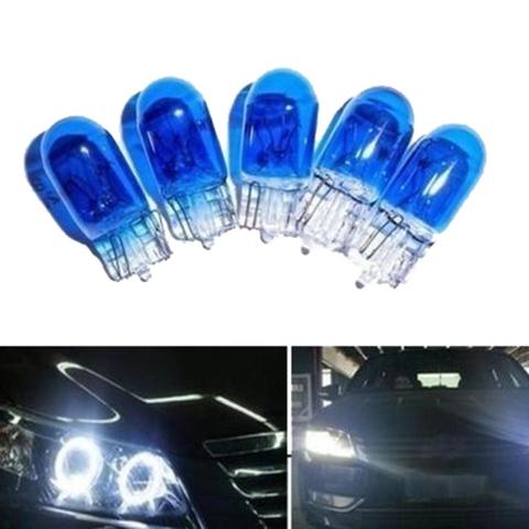 10Pcs T10 W5W 194 Cool White 12V 5W Car Vehicle Xenon Halogen Light Lamp Bulb ► Photo 1/5