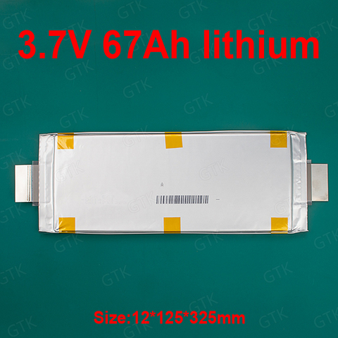 3.7V 67Ah Lithium polymer battery no 3.7v 60Ah or 70Ah for DIY 12V 24V scooter car start Tourist golf cart Energy storage RV AGV ► Photo 1/4