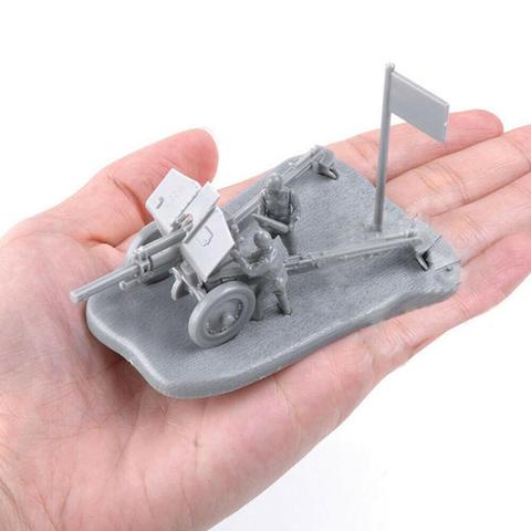 1/72 PAK40 M30 3D Anti Tank Assembly Model Building Puzzles Children Education Toy New ► Photo 1/6