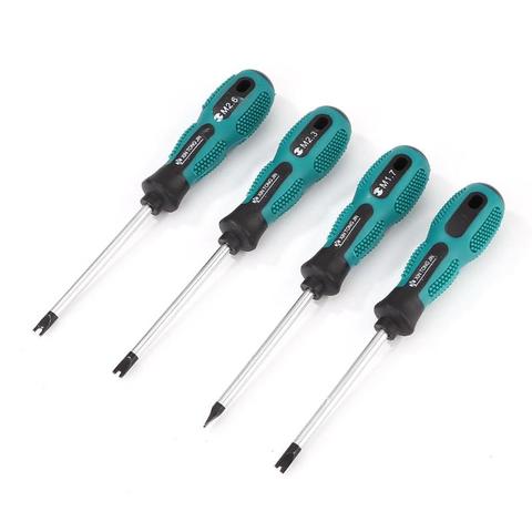 1PCS/4PCS 1.7/2.0/2.3/2.6MM Manual Insulated Screw Driver Screwdrivers Kit Steel U-shaped Screwdriver Repair Hand Tool ► Photo 1/6