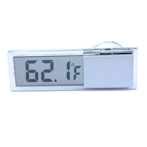 Sucker Type LCD Digital Thermometer Celsius Fahrenheit Temperature Display Mini Auto Thermograph Car Interior Accessories ► Photo 1/6