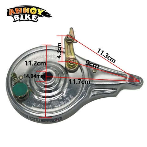 Drum Brake Electric Bicycle Rear Brake 35mm Hole Rear Drum 90mm Brake Universal Rear Brake For Scooter motor Accessary ► Photo 1/6