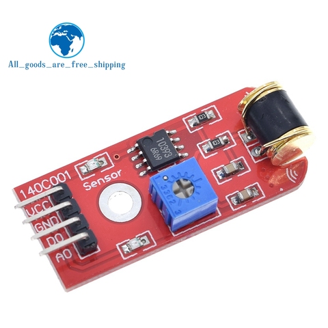 TZT  801s Shake vibration Sensor Module For Arduino Open Source LM393 3-5VDC TT Logic ► Photo 1/6