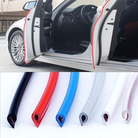 5M/Pack Car Door strips Rubber Edge Protective strips Side Doors Mouldings Adhesive Scratch Protector Vehicle For Cars Auto ► Photo 1/6