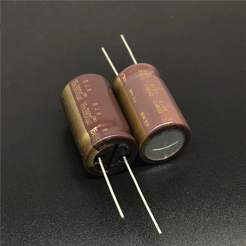 2pcs/10pcs 3900uF 16V ELNA RJH Series 16x25mm Extra Low Impedance 16V3900UF Audio Capacitor ► Photo 1/2