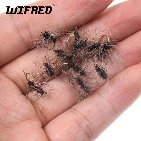 Wifreo 6PCS Griffith's Gnat Midge Fly Dry Fly Trout Fly Fishing Flies Bait Size 14 16 18 20 ► Photo 1/6