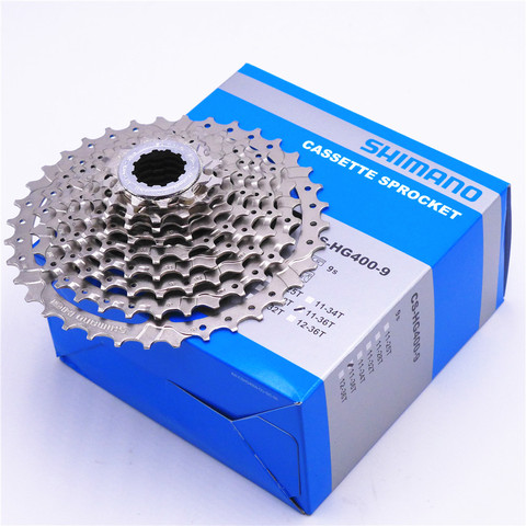 SHIMANO Alivio HG400 MTB 9 Speed Mountain Bike MTB Cassette 11-32T 11-34T 36T CS-HG400-9 ► Photo 1/3