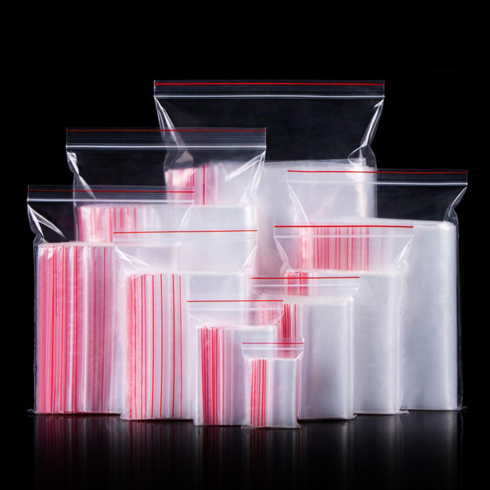 100Pcs 6X8CM Zip Lock Bags Clear Poly Bag Reclosable Plastic Small Baggies  Gift Candy Package Gifts Bags & Pouches - AliExpress