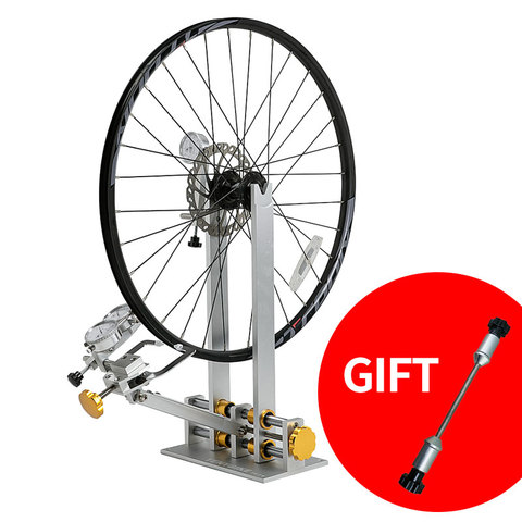 New Professional Bicycle Wheel Truing Stand With Dial Indicator Gauge Bike Adjustment Rims  MTB Road Bike Wheel Set Repair Tools ► Photo 1/6