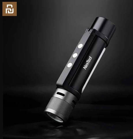 Youpin NexTool 6-in-1 1000lm USB Rechargeable Flashlight 240m IPX4 Waterproof LED Flashlight Searching Torch Emergency PowerBank ► Photo 1/6