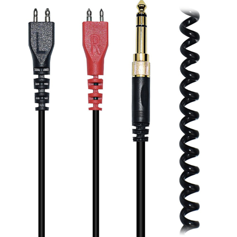Extension Spring Relief Coiled Audio Cable for Sennheiser HD25 HD25-1 HD25-1 II HD25-C HD25-13 HD 25 HD600 Headphones ► Photo 1/6