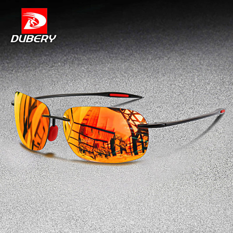 DUBERY Men Rimless Sunglasses Driving Shades Outdoor Sport Fishing Sun Glasses Ultralight  Frame Photochrome Sonnenbrille UV400 ► Photo 1/6