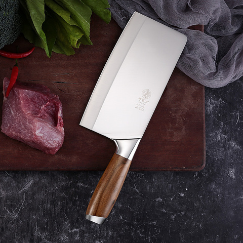 DENGJIA Handmade Vegetable Cleaver High-end Cuibourtia SPP Handle VG10 Stainless Kitchen Knives ► Photo 1/6