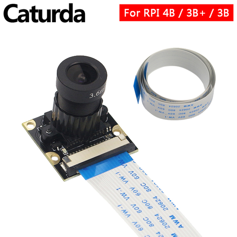 Raspberry Pi 4 Night Vision Camera 5MP Adjustable-focus OV5647 Video Camera + 30CM FFC for Raspberry Pi 3 Model B 3B Plus for 4B ► Photo 1/6