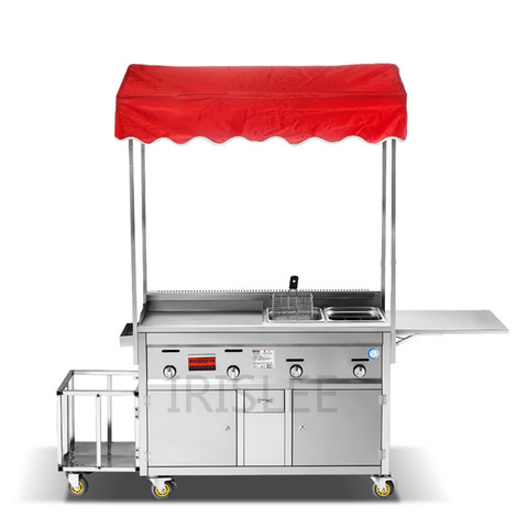 Hot Selling Fast Food Trailer Street Mobile Kitchen Snack Cart For Sale ► Photo 1/6