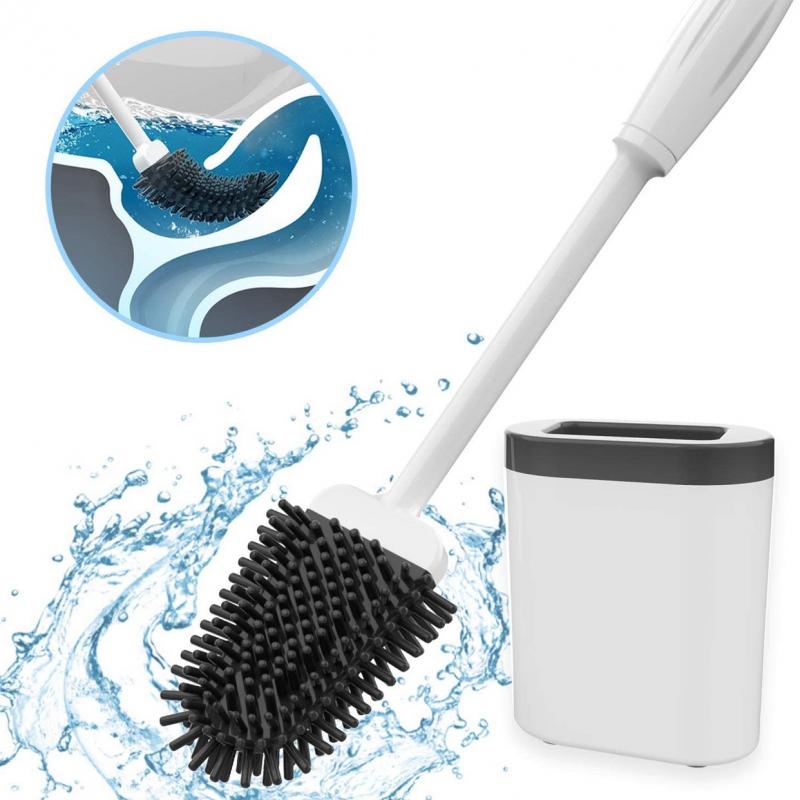 Creative Home Bathroom Cleaning Products Long Handle Toilet Cleaning Brush Set H 