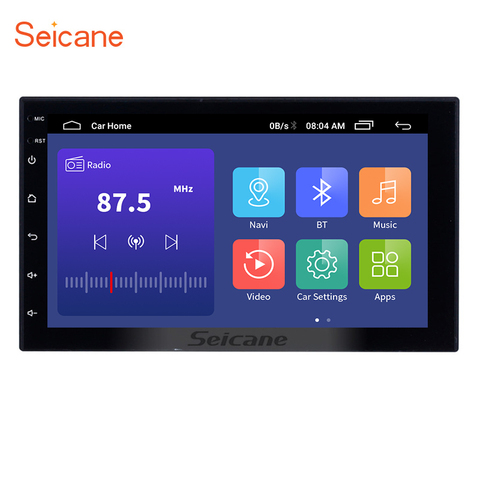 Seicane Universal Android 9.1 7 Inch Double Din Car Radio GPS Multimedia Unit Player For TOYOTA Nissan Kia RAV4 Honda VW Hyundai ► Photo 1/6