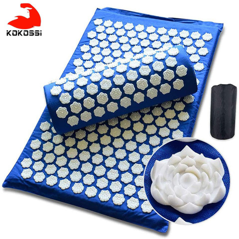 KoKossi Mat acupressur/Yoga Mat/ Fitness mat/ acupressur relieve stress back body pain spike acupuncture massage for home mats ► Photo 1/6