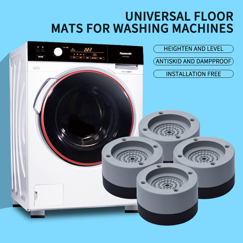 Anti-slip Base Washing Machines  Anti-slip Mats Washing Machine - 4pcs  Anti-slip Mat - Aliexpress