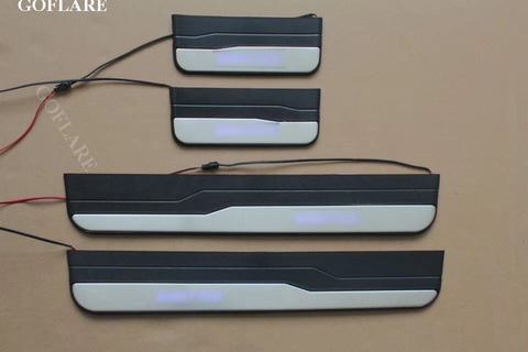 led door sill scuff plates protector for Honda Shuttle FIT JAZZ accessories 2014-2016 2017 2022 illuminated sills thresholds ► Photo 1/6