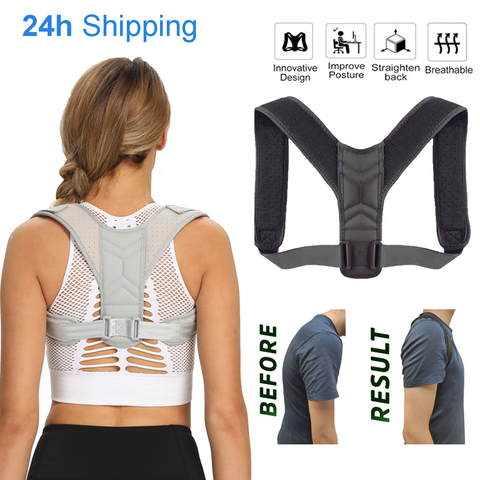 Belt Correct Posture - Back Shoulder Posture Correction Adjustable Adult  Sports - Aliexpress