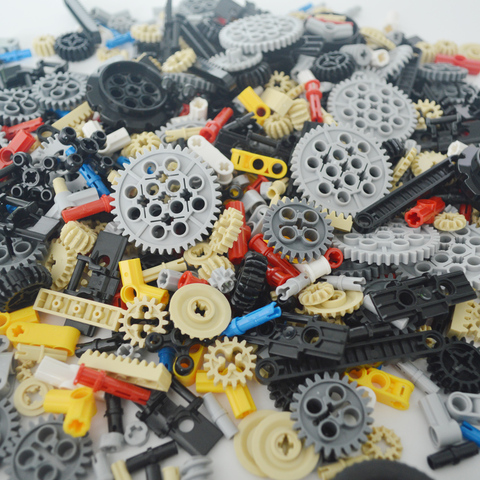 Compatible LegoINGlys Technic Parts Building Blocks Bulk Thick Bricks MOC Multiple sizes Colorful Combination Studded Long Beam ► Photo 1/5