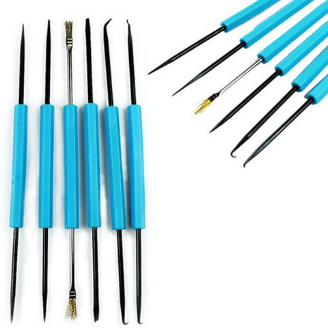 6pcs Desoldering Aid Tool Circuit Board Soldering Welding Auxiliary Tools Assist Set Soldering Aid PCB Cleaning Kit Repair Tools ► Photo 1/5
