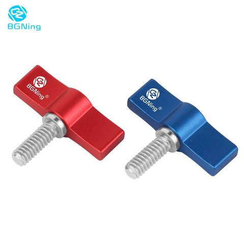 BGNing Aluminum Knob Screw Adapter 1/4 17mm Screw Length Rail Rod Slider Clamp Locking Screw L Shape/T Shape Wrench Clamp Screws ► Photo 1/6