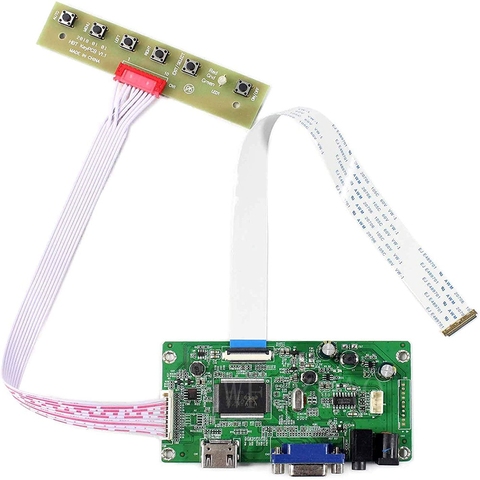 EDP Board Kit for NT156FHM-N31 NT156FHM-N41 NT156FHM-N51 NT156FHM-N61 N62 HDMI+VGA+Audio LCD LED screen Controller Board Driver ► Photo 1/6