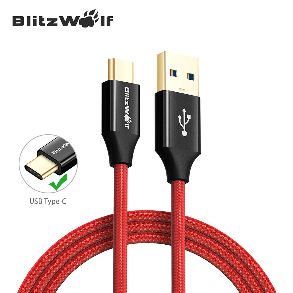 hovedpine Ende rynker BlitzWolf USB Type C Type-C Data Cable 0.9/1.8m Unbreakable Mobile lPhone  USB Charger Cable For Samsung For Huawei For Xiaomi - Price history &  Review | AliExpress Seller - BlitzWolf Official Store 