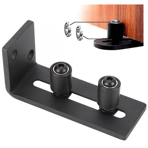 HOT SALES!!! Easy to Installation Carbon Steel Adjustable Sliding Floor Guide for 3Inch Thickness Barn Door Hardware Accessories ► Photo 1/6