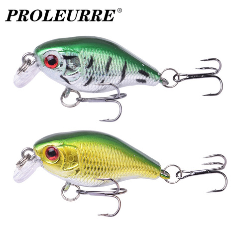 Proleurre 1Pcs 4.5CM 8.5G Bass Fishing Lures Artificial Good Hard Crank baits Japan Swim Bait Wobblers Model Crazy Fishing Baits ► Photo 1/6