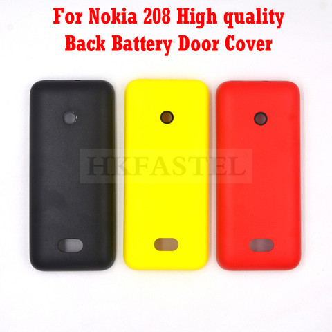 High quality Back Cover For Nokia 208 Mobile Phone Back housing battery door Cover Case ► Photo 1/3