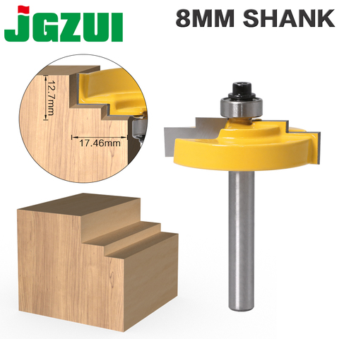1PC8mm Shank 12mm shank Picture Frame Stepped Rabbet Molding Router Bit C3 Carbide Tipped Wood Cutting Tool woodworking ► Photo 1/6
