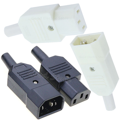 THGS 250V 10A Power Connector IEC 320 C14 Plug to C13 Socket ► Photo 1/5