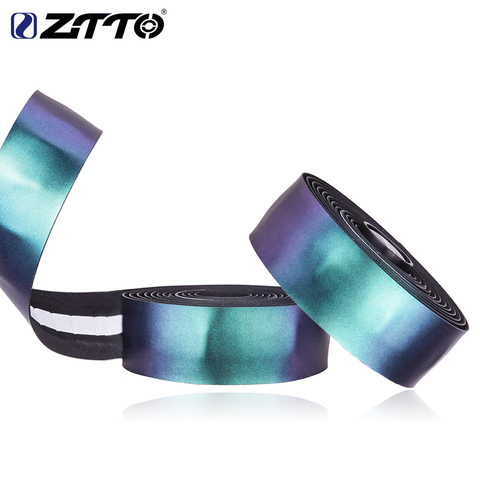 ZTTO Chameleo Color Professional Cycling Road Bike bar Tape TOP Quality EVA PU Bicycle Handlebar Tape Soft Anti-Vibration Wrap ► Photo 1/6