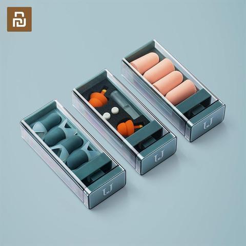 Youpin Jordan&Judy Soundproof Earplugs For Sleep Noise Reduction Light Soft Silicone Sleeping foam Travel Sleep Earplugs ► Photo 1/6