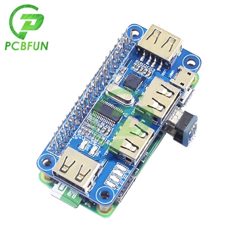 for Raspberry Pi USB Expansion Board HUB Hub for Raspberry Pi 4B/Zero W/3B+ USB to Ethernet RJ45 Network Port USB HUB Splitter ► Photo 1/1