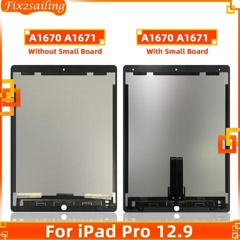 For iPad Pro 12.9 A1670 A1671 LCD Display Touch Screen Digitizer Sensors Assembly LCD Panel For iPad 12.9 2nd with Small Board ► Photo 1/6