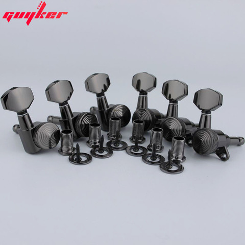 Lock Smoke color Guitar Locking Tuners Guitar machine head 07SP Lock Black Nickel Tuning Pegs ► Photo 1/4