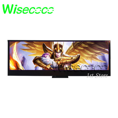 Wisecoco 14 Inch 4k Portable Monitor Long Strip 3840*1100  IPS LCD With Case Ultra Thin  Sub screen, Second Display ► Photo 1/6